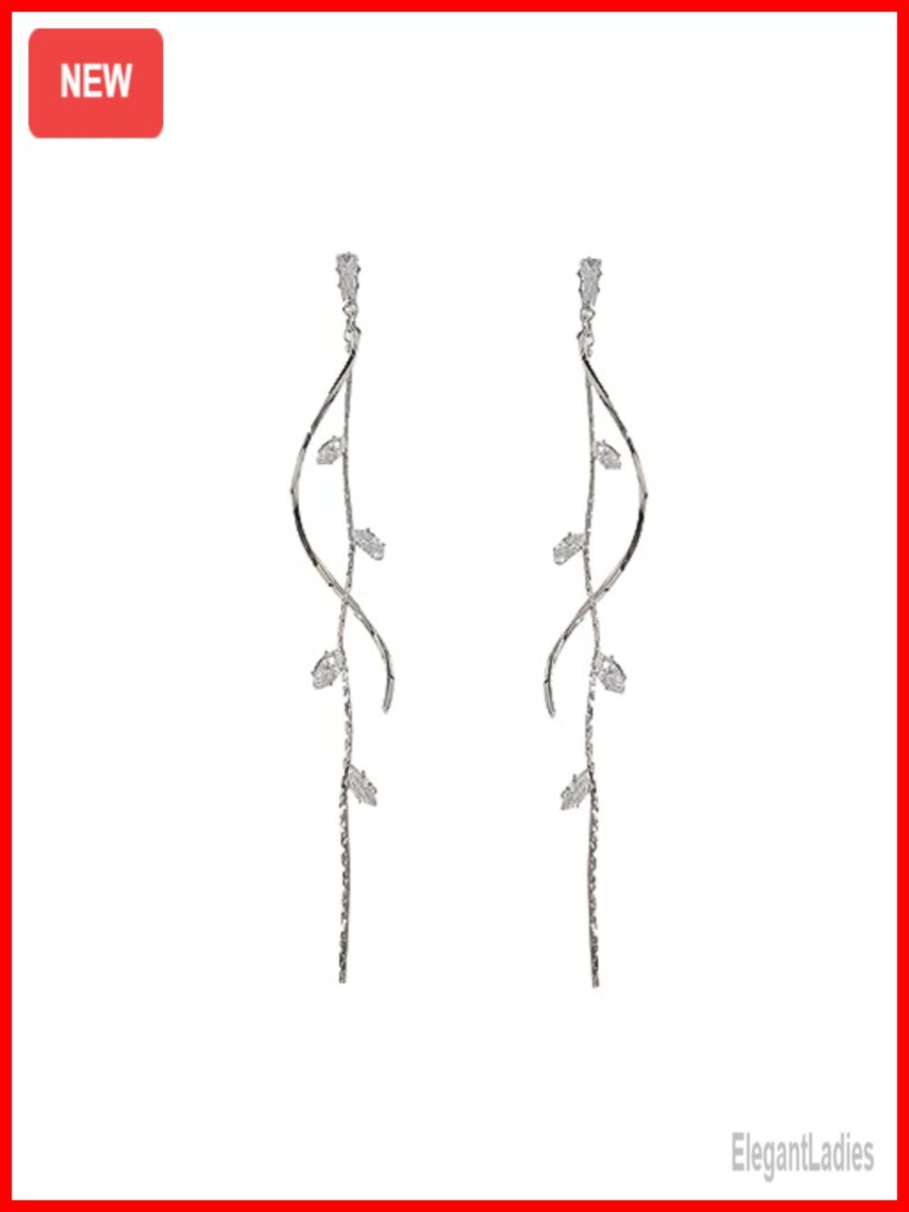 Crystal Rhinestone Chandelier Dangle Earrings for Women Prom Party